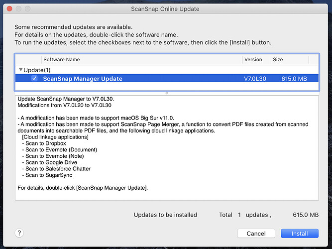 Screen Shot 2020-11-12 Scansnap manager update
