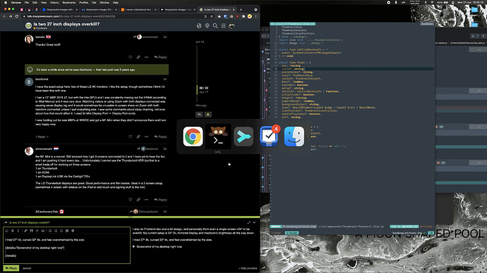 Image screenshot of my desktop right now