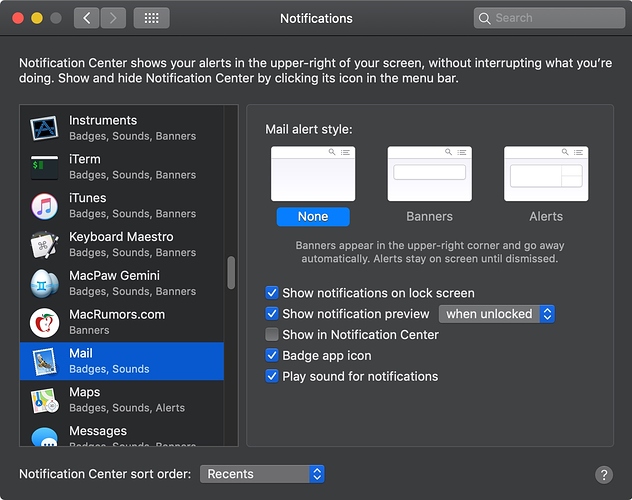 Notifications