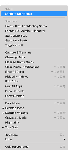 Supercharge Menu - Tim Stringer