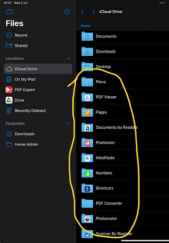 iPad File System