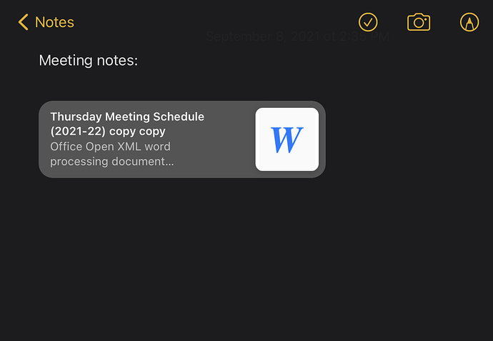 AN 1 Meeting notes