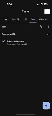 tasks