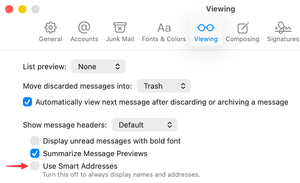 How to show the actual recipient email address when composing message ...